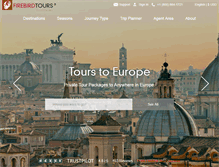 Tablet Screenshot of firebirdtours.com